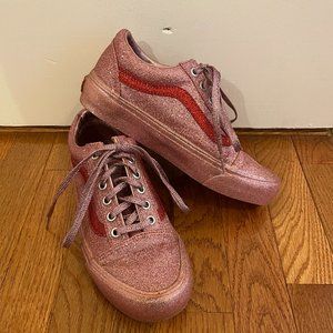 Vans x Opening Ceremony pink glitter Old Skool sneakers